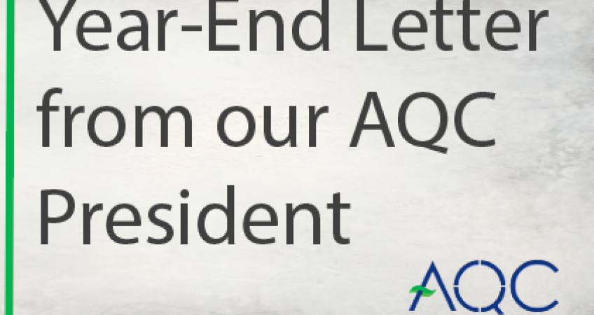 AQC Year-End Letter